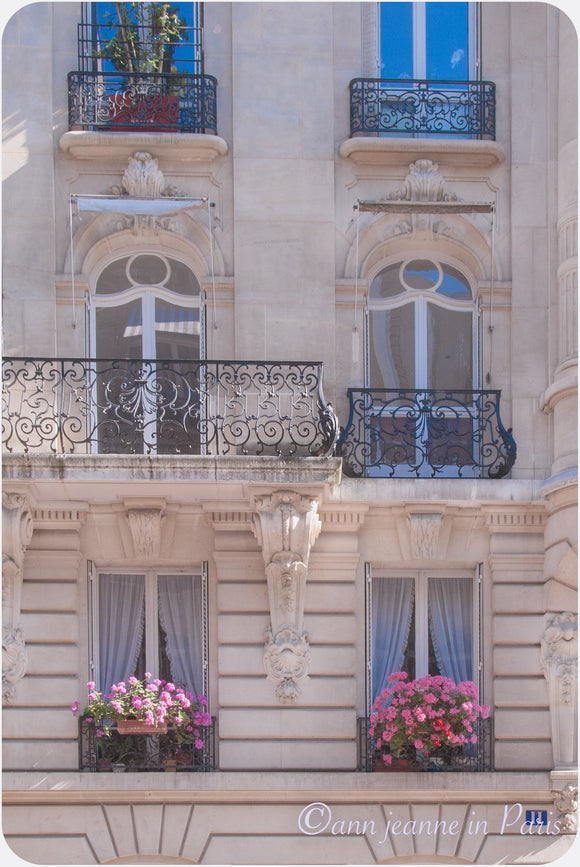 French Number 11 with a Beautiful Set of Balconies in Paris.