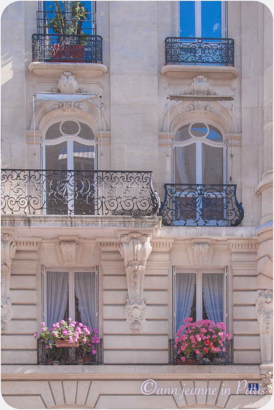 French Number 11 with a Beautiful Set of Balconies in Paris.