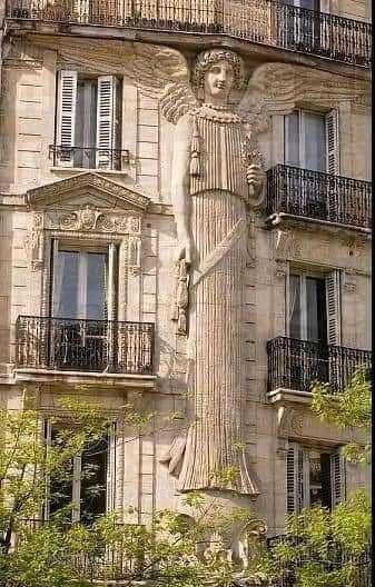 The angel of the Rue De Tubigro-Paris-France