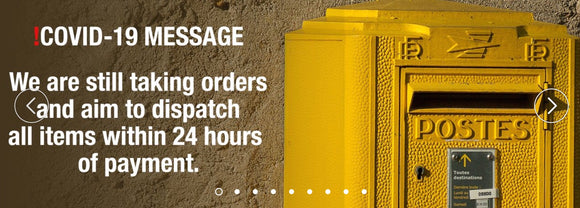 A Covid 19 Message from The French Number Co.