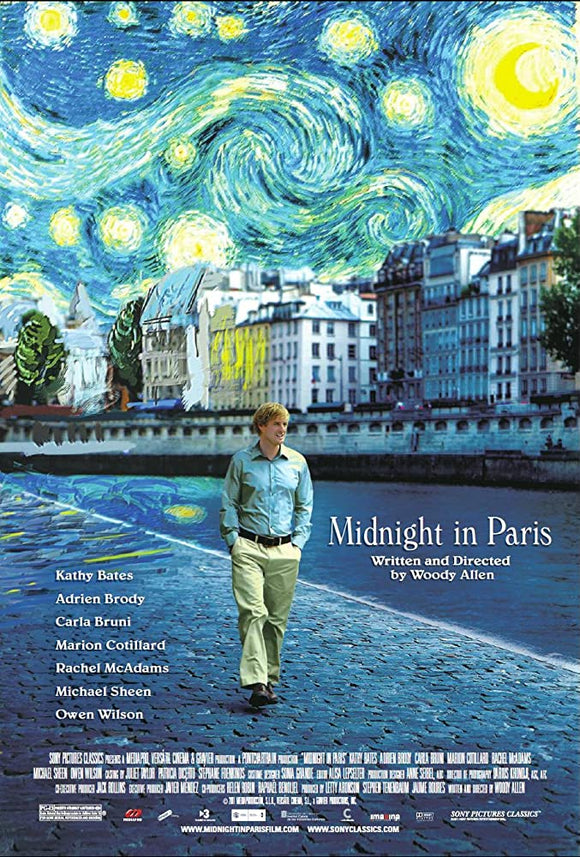 Rom Coms set in France # 2 Midnight in Paris