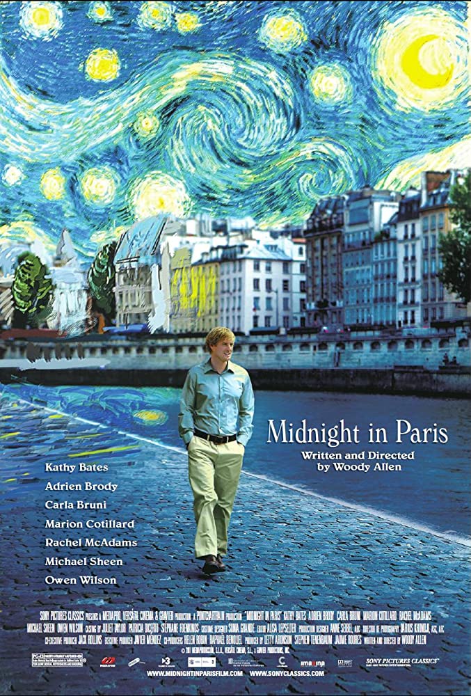 Rom Coms set in France # 2 Midnight in Paris