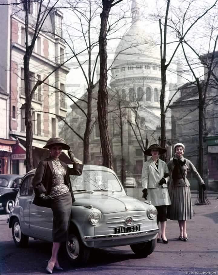 Montmartre Paris in 1960