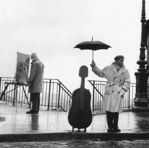 Paris sous la pluie # 1 - Robert Doisneau.