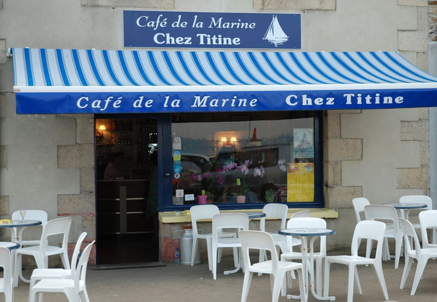 Café Chez Titine. An institution in Perros Guirec.