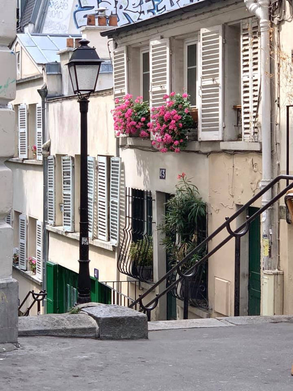 French Number 43 Montmartre - Paris -  Courtesy of Ann Jeanne in Paris.