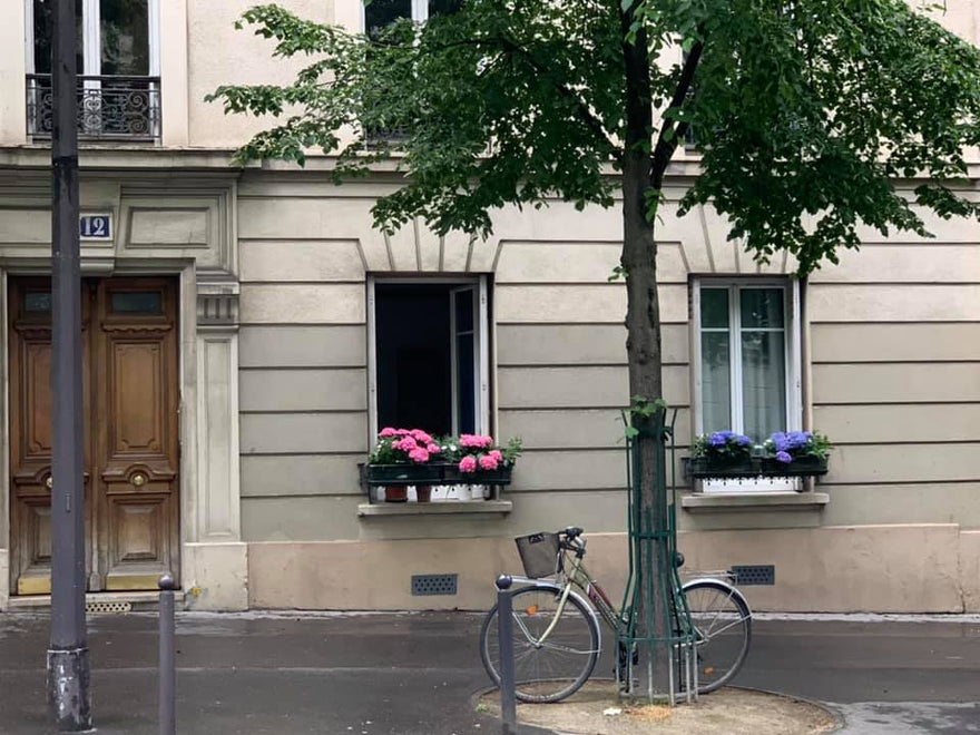 La Parisienne # 12 with Bicycle. courtesy of Anna Jeanne in Paris.