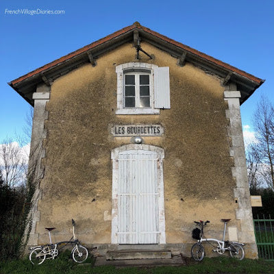 French life in Poitou-Charentes with a British made Brompton courtesy of "The French Village Diaries" Blog.