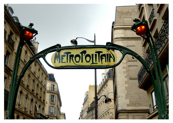 Metropolitain street Sign - Paris # 2