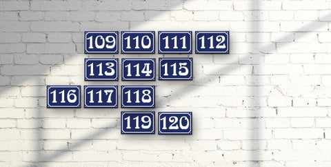 Stock Numbers 109-120