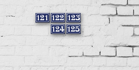 Stock Numbers 121-125