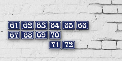 Stock Numbers 61–72