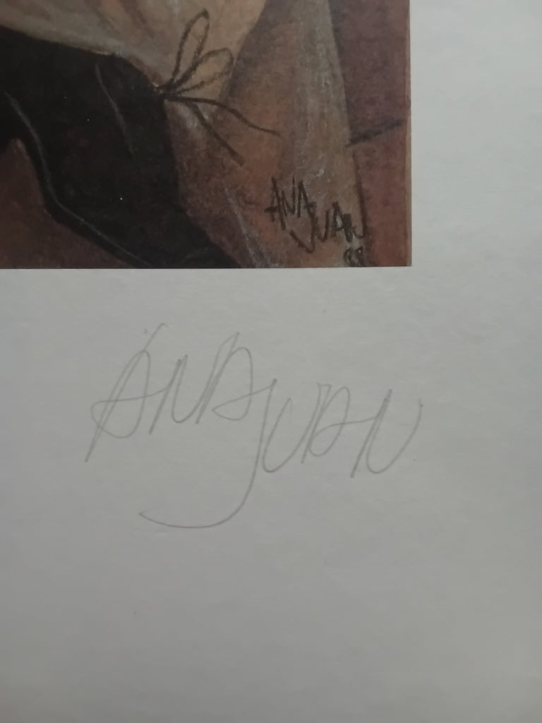 Ana Juan Limited Edition Hand Signed and Numbered  Print